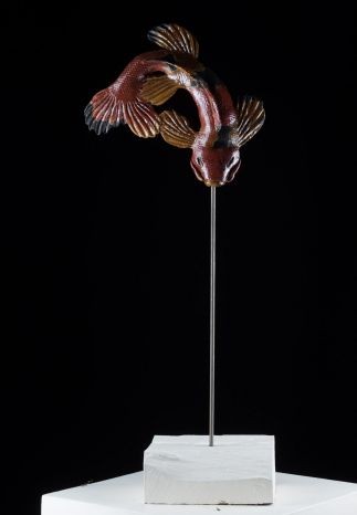 Red and Yellow Koi Fish