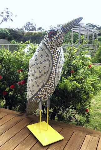Bird with Knitted Jacket Bird with Knitted Jacket