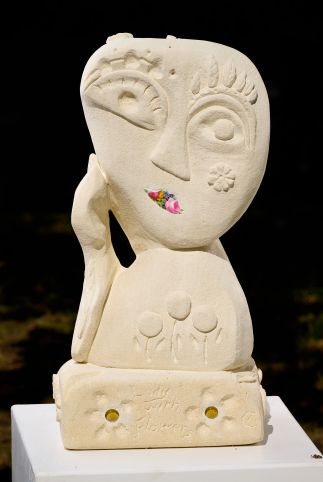 Lady with Flowers’
