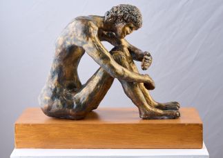 Tomorrow will be better - Slouching man