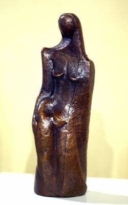 Figure with a cloak